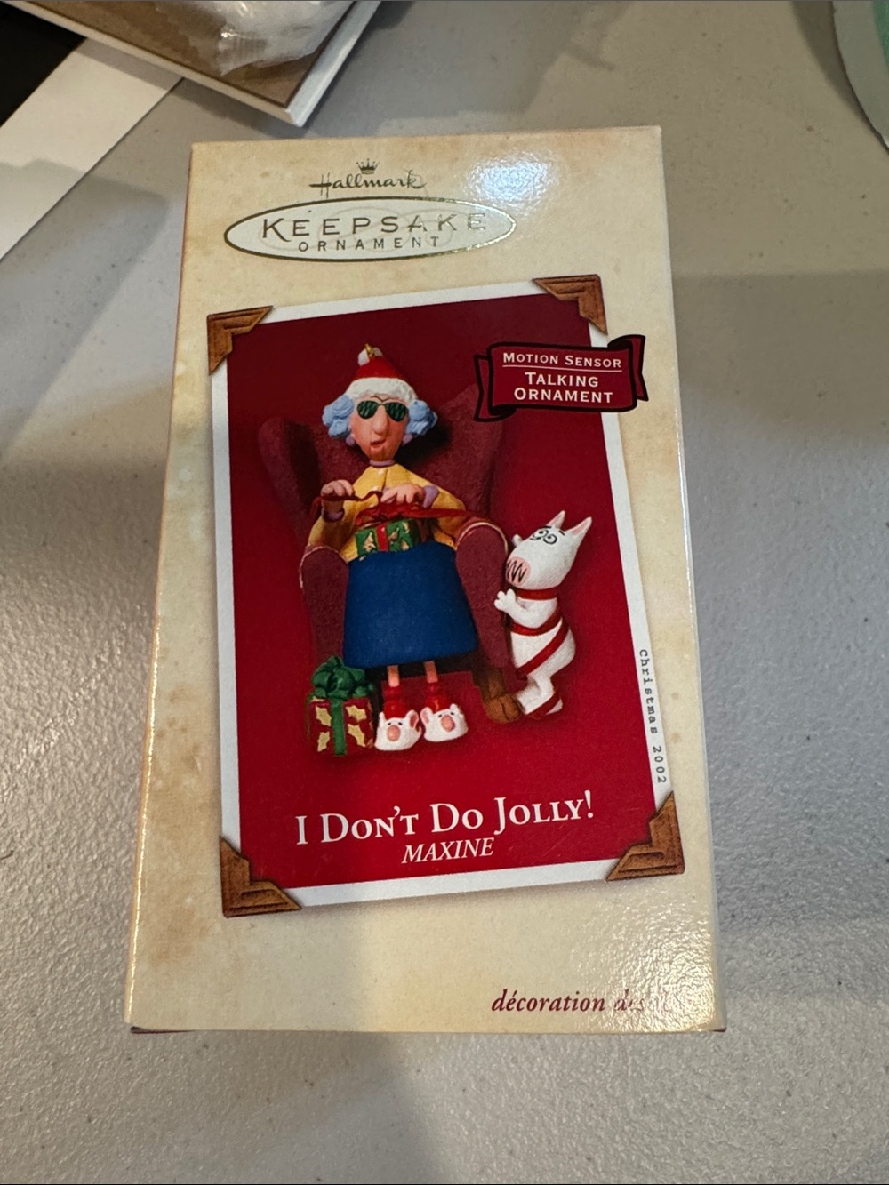 Hallmark Maxine Ornament - Red, Blue, White